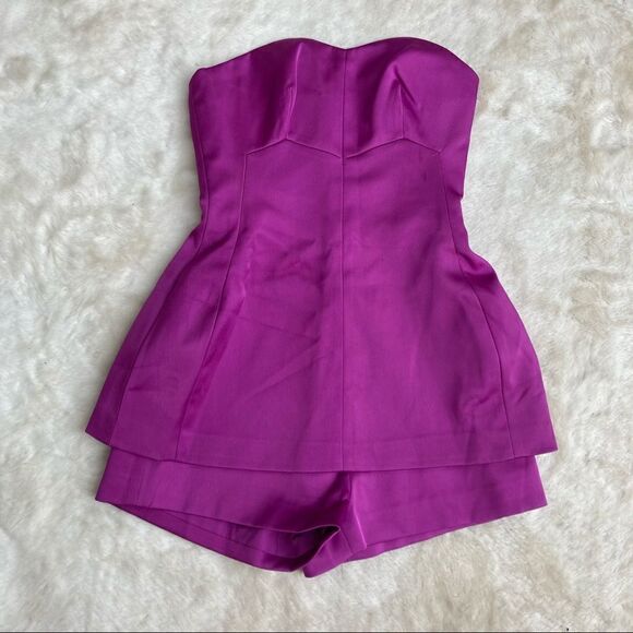 Keepsake Let Go Playsuit Layered Romper Skort Mini Dress XS - Picture 3 of 8